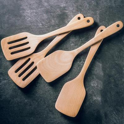 Set de spatules Ziboulette en bois naturel